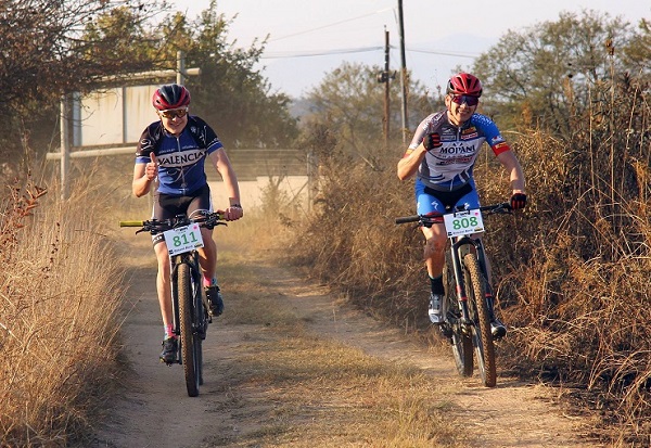 Mountain bikers during day one of Innibos Stage Race.