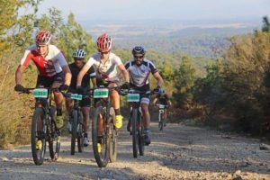 Action from the Knysna Cycle Tour MTB Race