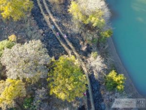 Action from the air at the National MTB Series