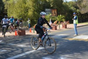 Riders en route to the finish at the Cycle4Cansa MTB Classic.