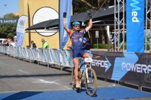 Henry Uys won the 50km MTB men's race at the Cycle4Cansa today.