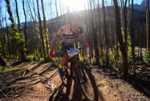 Marco Joubert in action during the third round of the Trailseeker Series.
