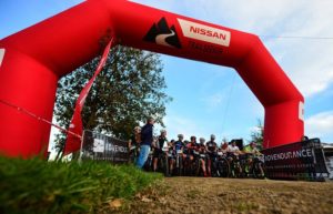 The start of the men's race at round three of the Trailseeker Series.