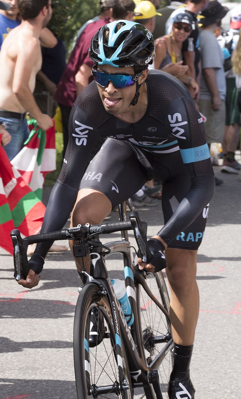 Mikel Landa in action