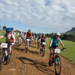 Riders in action at the Platberg Classic MTB Race