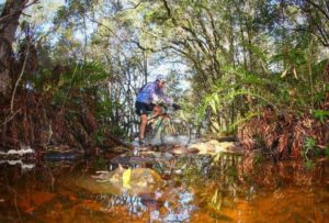 Scenery and sparking water