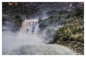 The Trans Baviaans riders started the 230km journey from Willowmore in the Karoo this morning.