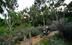 Waylon Woolcock in action during the third leg of the Trailseeker Series.