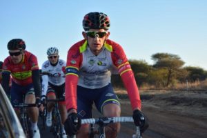 Willie Smit of Team RoadCover in action during the 2017 Cycle4Cansa road race.