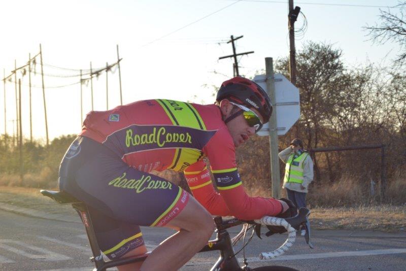 Pictured here is RoadCover's Willie Smit during the 20th edition of the Cycle4Cansa road race.