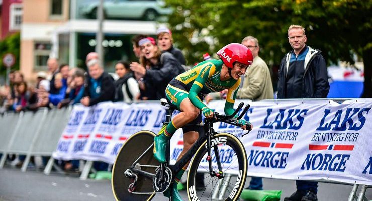 Ashleigh Moolman-Pasio at world champs time-trail
