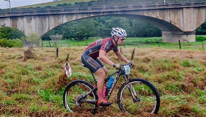 A mountain biker in action during a previous year's Baleia Wines MTB Challenge.