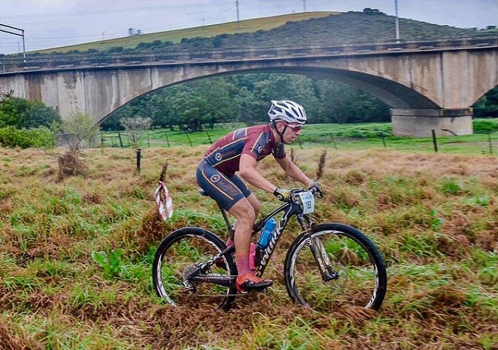 A mountain biker in action during a previous year's Baleia Wines MTB Challenge.