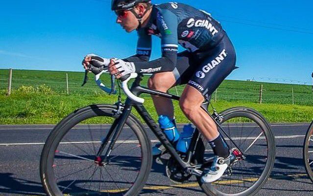 Brad Gouveris took the win in the Makro Bestmed Cycle Tour in Port Elizabeth today.