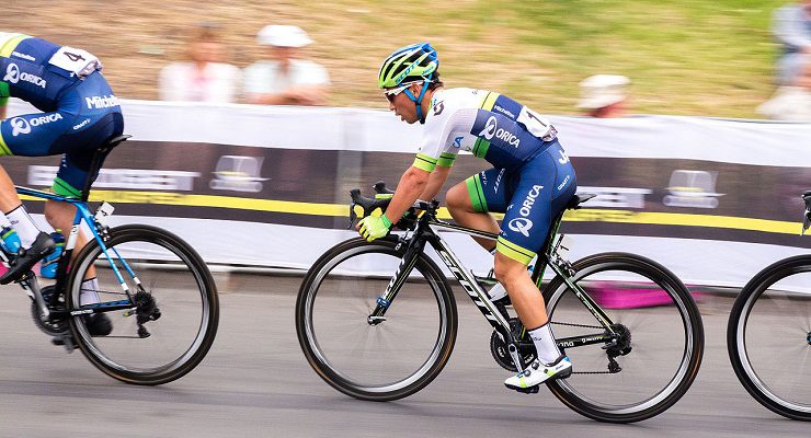 Orica-Scott's Caleb Ewan won stage six of the Tour of Britain today.