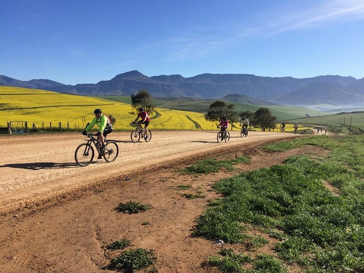 Riders during the first stage of the Greyton MTB Tour.