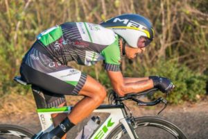 Pro Touch's Jayde Julius in action during the first stage of the Jock Tour.