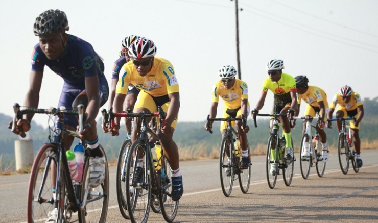 Some of the Khemani Road Classic riders in action on the day.