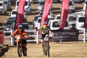 Matthys Beukes won the second day the National MTB Series in Dullstroom today.