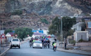 An image of the start of the first day of the Namaqua Quest MTB Stage Race.