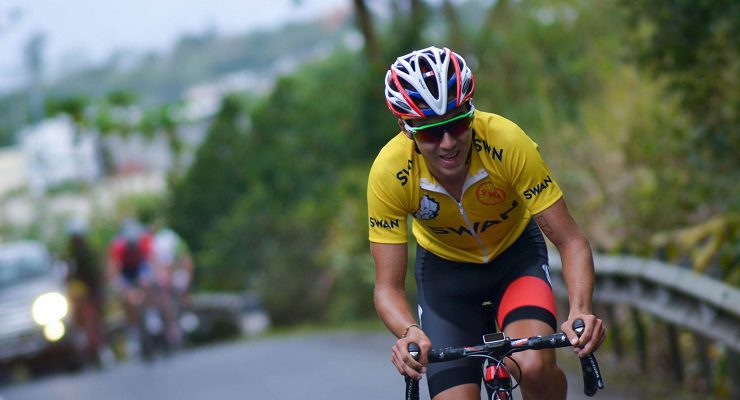 Race leader Olivier Le Court won stage four of the Tour de Maurice today.