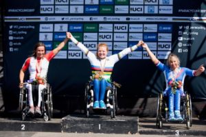 Women's H3 podium