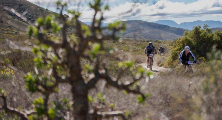 Pictured here are some of the Ride2Nowhere riders in action during stage.
