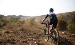 Sean Rademeyer on route during the Trailseeker Series Gauteng #4 Hazeldean.