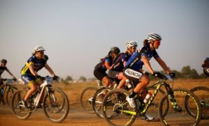 A bunch of ladies in action during the Trailseeker Series Gauteng #4 Hazeldean.