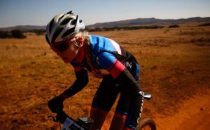 Yolandi du Toit secured third on day one of the sixth leg of the National MTB Series in Dullstroom, Mpumalanga, yesterday.