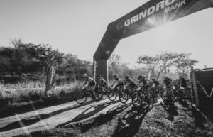 An image of the start on the final day of the Berg and Bush 'Great Trek'.