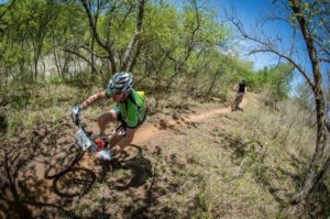 Pictured here are some riders on route during stage of the Berg and Bush 'Great Trek'.