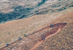 An image of some of the single track the Berg and Bush 'Descent' participants got to ride during the first day of the event.