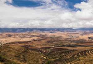 Blue skies at Lesotho Sky