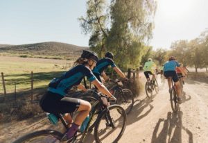 A group in action at the Cape Pioneer Trek