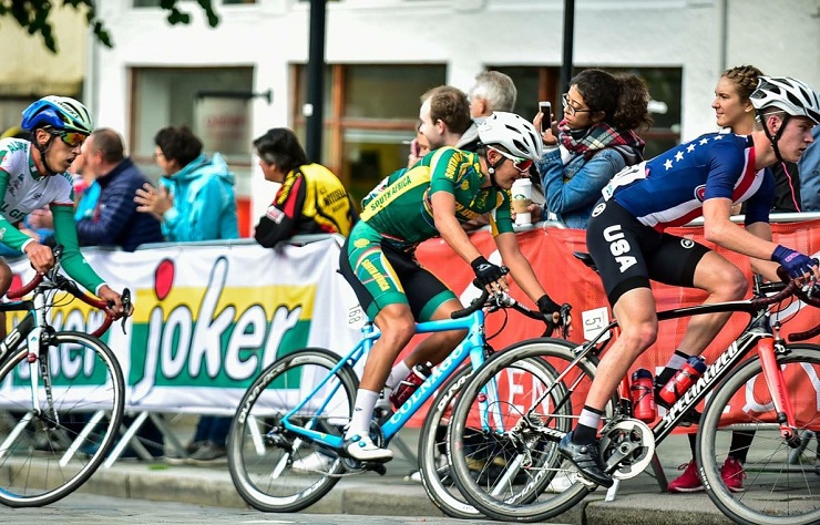 Devin Shortt at UCI Road World Championships