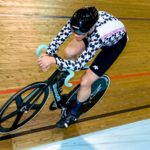 Gert Fouche in action at the Masters Track Cycling World Championships