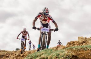 Riders in action at Lesotho Sky