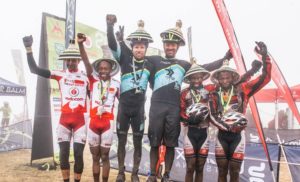 Lesotho Sky men's podium