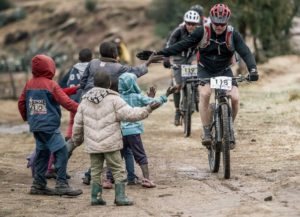 Support on day three of the Lesotho Sky
