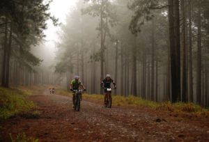 Phillimon Sebona in action at the National MTB Series