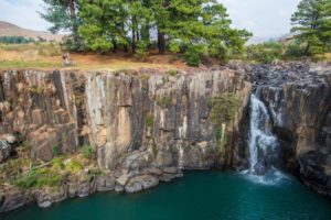 Scenic waterfalls at Sani Dragon