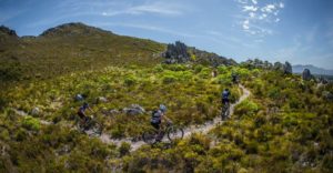 Riders enjoy magnificent scenery and trails on the Wines2Whales Ride route.