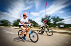 Action for the 947 kiddies race