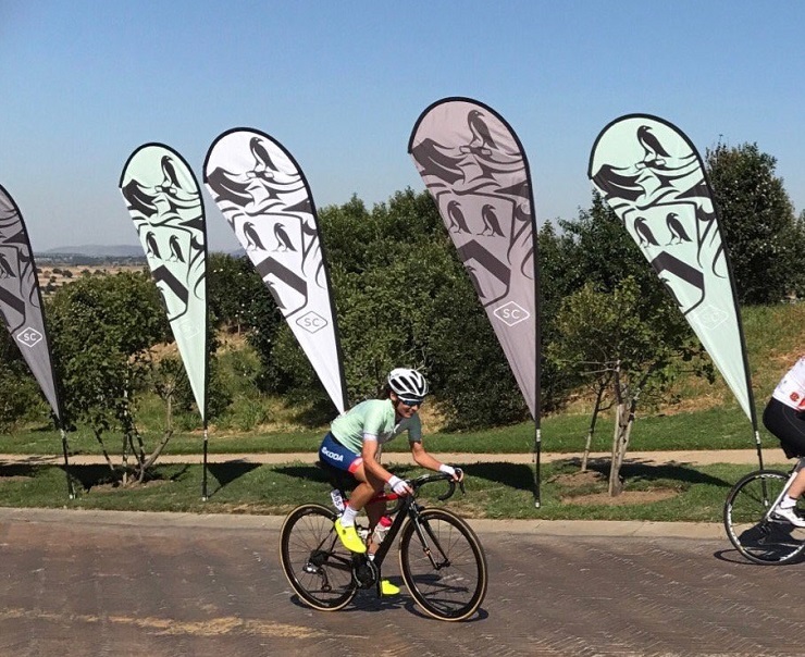 Ashleigh Moolman-Pasio in action in Steyn City
