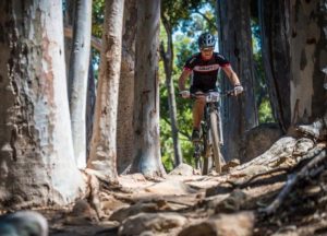 A tricky route at Origin of Trails