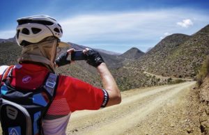Pausing to capture the views