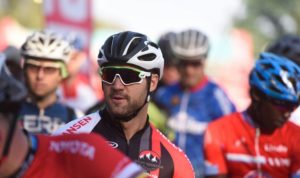 Riders at the start line before the Trailseeker Diamond Rush event kicked off.