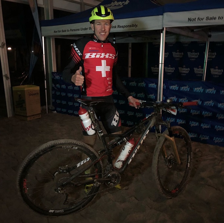 Konny Looser's experience in the Desert Dash helped him triumph when the 369km race finished in Swakopmund on Saturday. Photo: Supplied