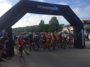 Riders lining up at the start. Photo: Tersia Marais